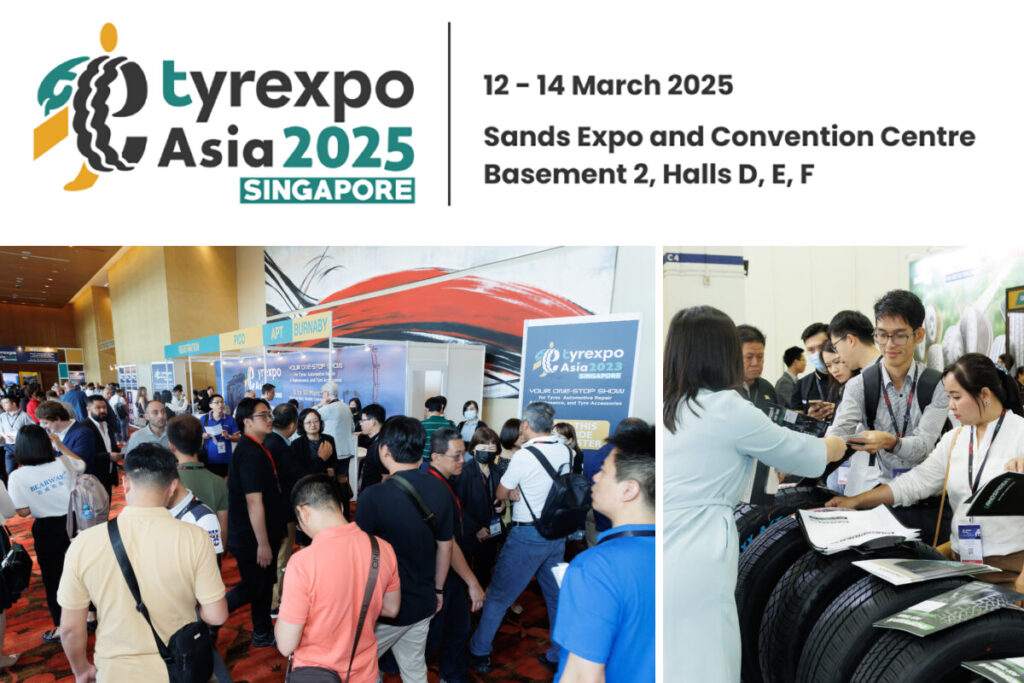 Tyre Expo Asia 2025 – Singapore. 12 – 14 March 2025